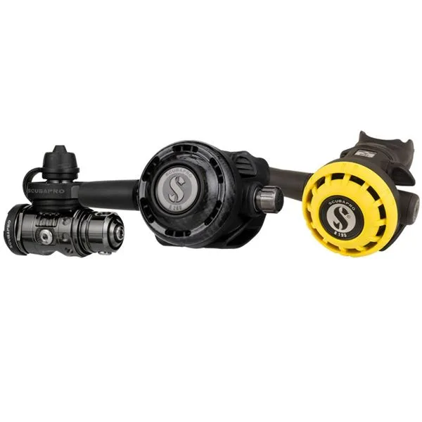 MK19 EVO BLACK TECH/G260 CARBON BLACK TECH + R195 OCTOPUS SET Regulatorji SCUBA.si