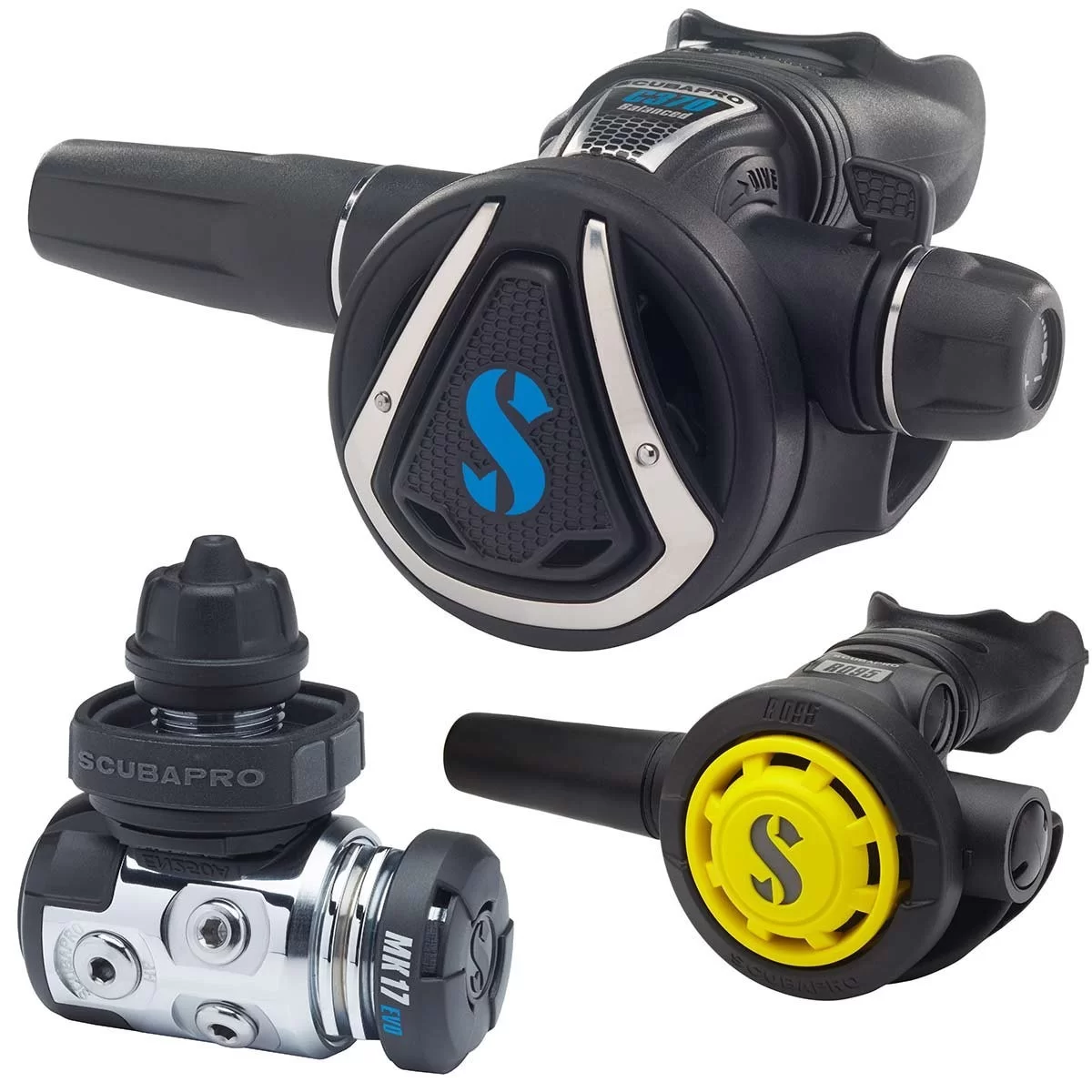 MK17 EVO/C370 + R095 OCTOPUS SET Regulatorji SCUBA.si