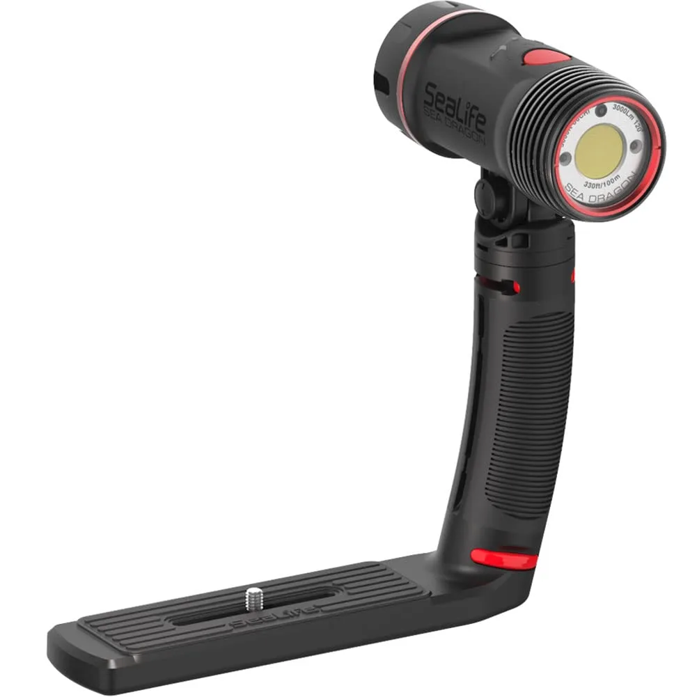 SEA DRAGON 3000F AUTO Foto/Video Dive Light w/tray & grip(SL678) SeaLife SCUBA.si