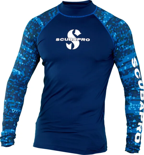 RASH GUARDS – moški – dolgi rokav UPF UV zaščitna oblačila SCUBA.si